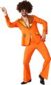 Suitmeister Disco Kostuum - Mannen Carnavals Pak - Oranje - Saturday Night Fever - Maat XL