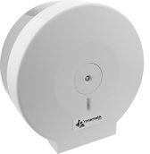 PrimeMatik - Toiletpapier dispenser Witte industriële toiletrolhouder 268x123x273mm