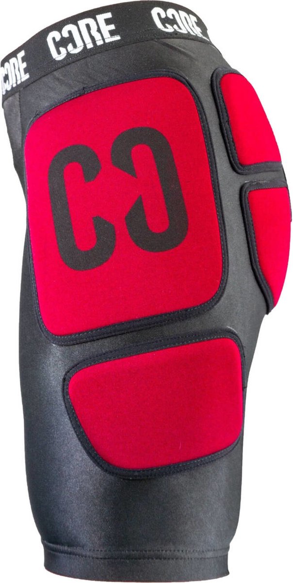 Core Impact Stealth Shorts black red