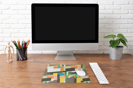 Bureau onderlegger 40x30 cm - Muismat Geometrisch - Patronen - Abstract - Bureaulegger xl - Desk mat beschermer - Computer muismatten