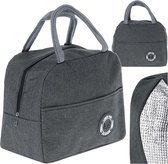 Mini sac à lunch - Grijs - Compact et pratique - Sac isotherme - Sac isotherme - Boîte à lunch