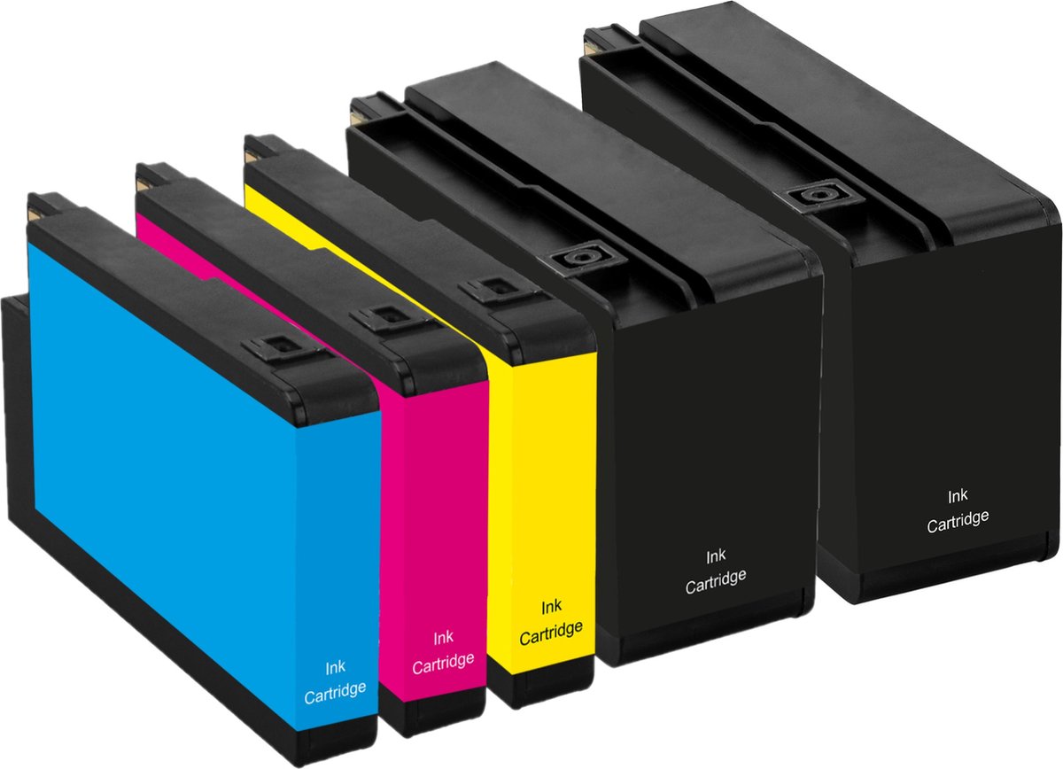 Huismerk geschikt voor HP 950XL / 951XL Inktcartridges + Extra Zwart - Geschikt voor OfficeJet Pro 276DW - 8100 - 8600 - 8610 - 8620