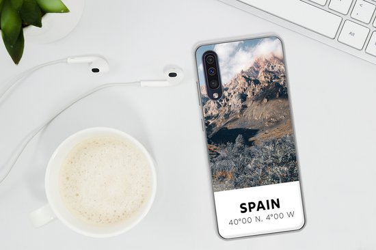Coque Samsung Galaxy A50 - Espagne - Montagnes - Été - Coque de téléphone en Siliconen