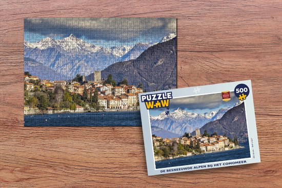 Puzzle Alpes - Lac de Côme - Italie - Puzzle - Puzzle 500 pièces - Sinterklaas présente - Sinterklaas for big kids