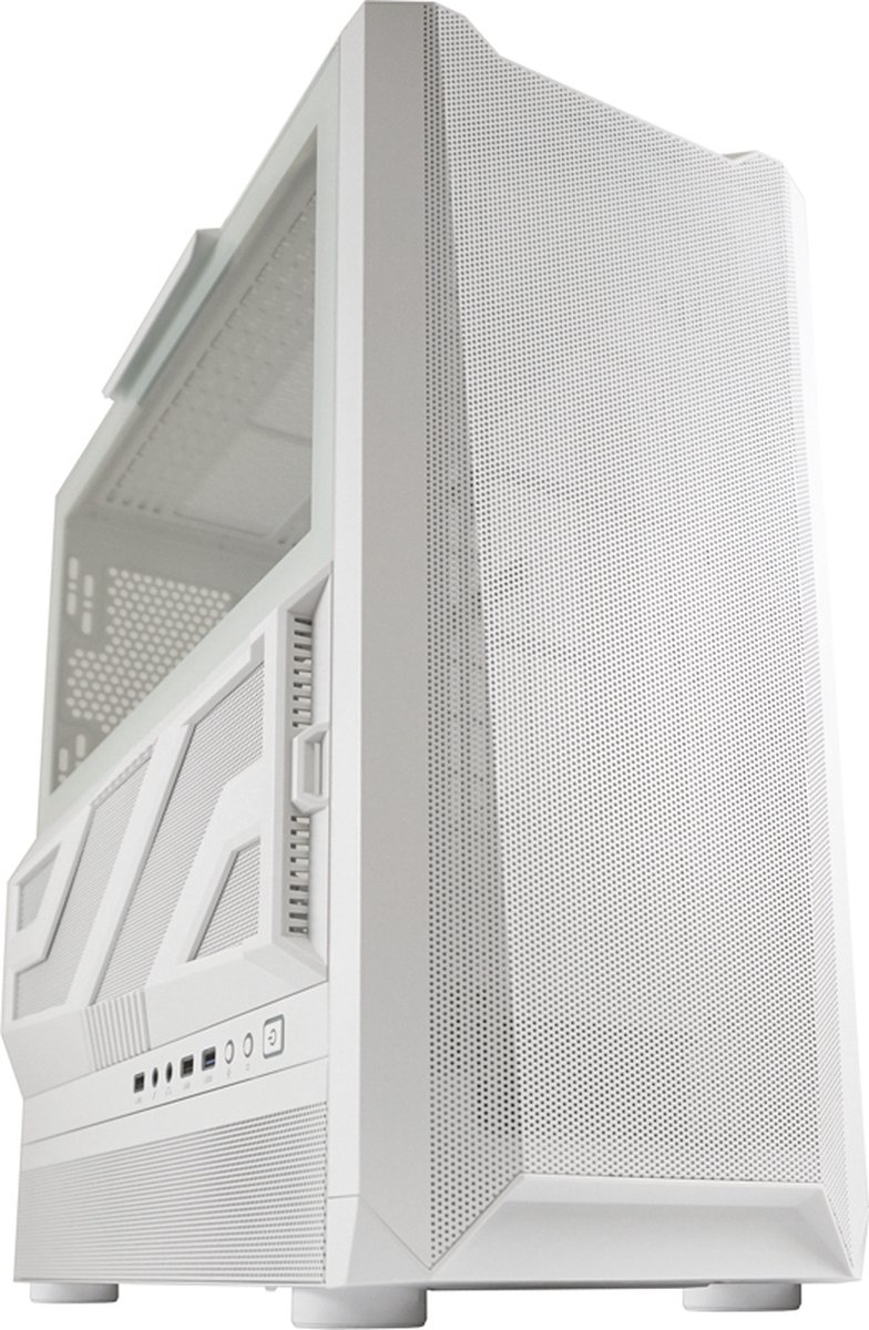 Case LC-Power LC-900W-ON Lumaxx Light ATX  USB3.2, 2xUSB2.0, White