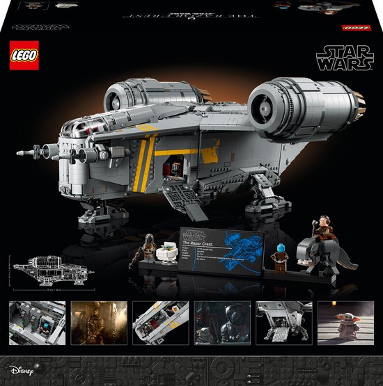LEGO Star Wars De Razor Crest, UCS Mandalorian Starship Bouwset voor Volwassenen- 75331