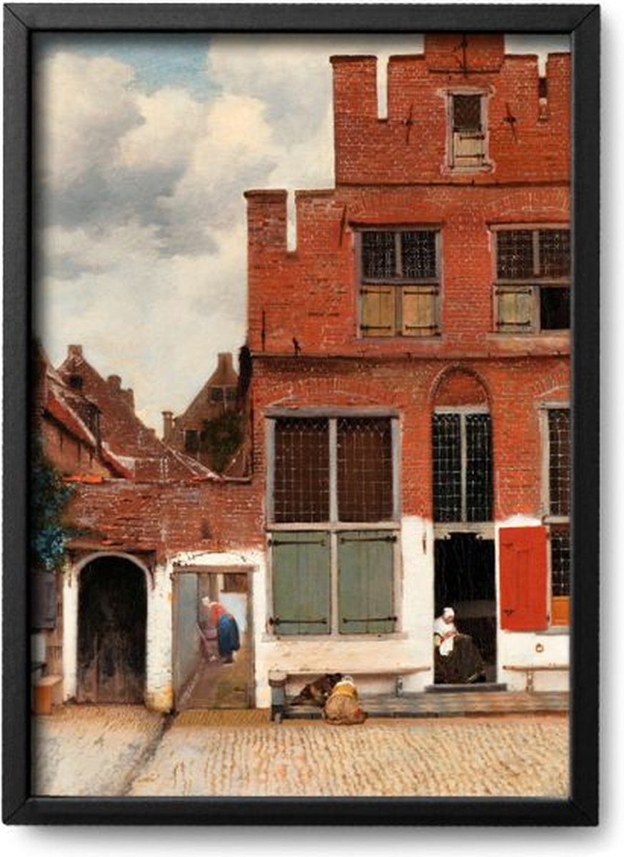 Poster Johannes Vermeer – A2 - 42 x 59,4 cm - Exclusief lijst