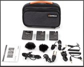 Comica BoomX-U U2 Broadcast Level multifunctionele mini UHF draadloze microfoon