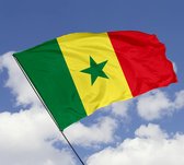 *** Grote Senegal Vlag 90x150cm - Vlag Senegal - van Heble® ***