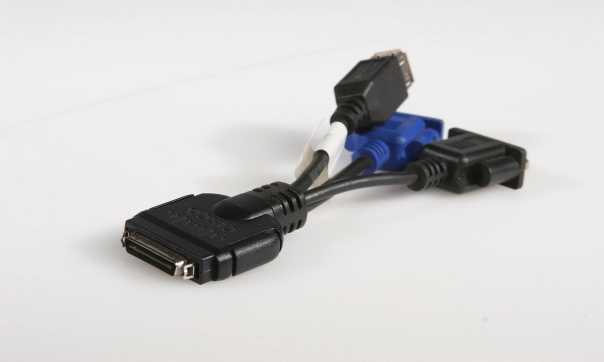 Cisco UCS KVM Dongle Cable Adapter - Black