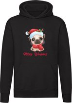 Merry woofmas Hoodie - kerst - feest - christmas - kerstmis - huisdier - hond - kersttrui - sweater - capuchon