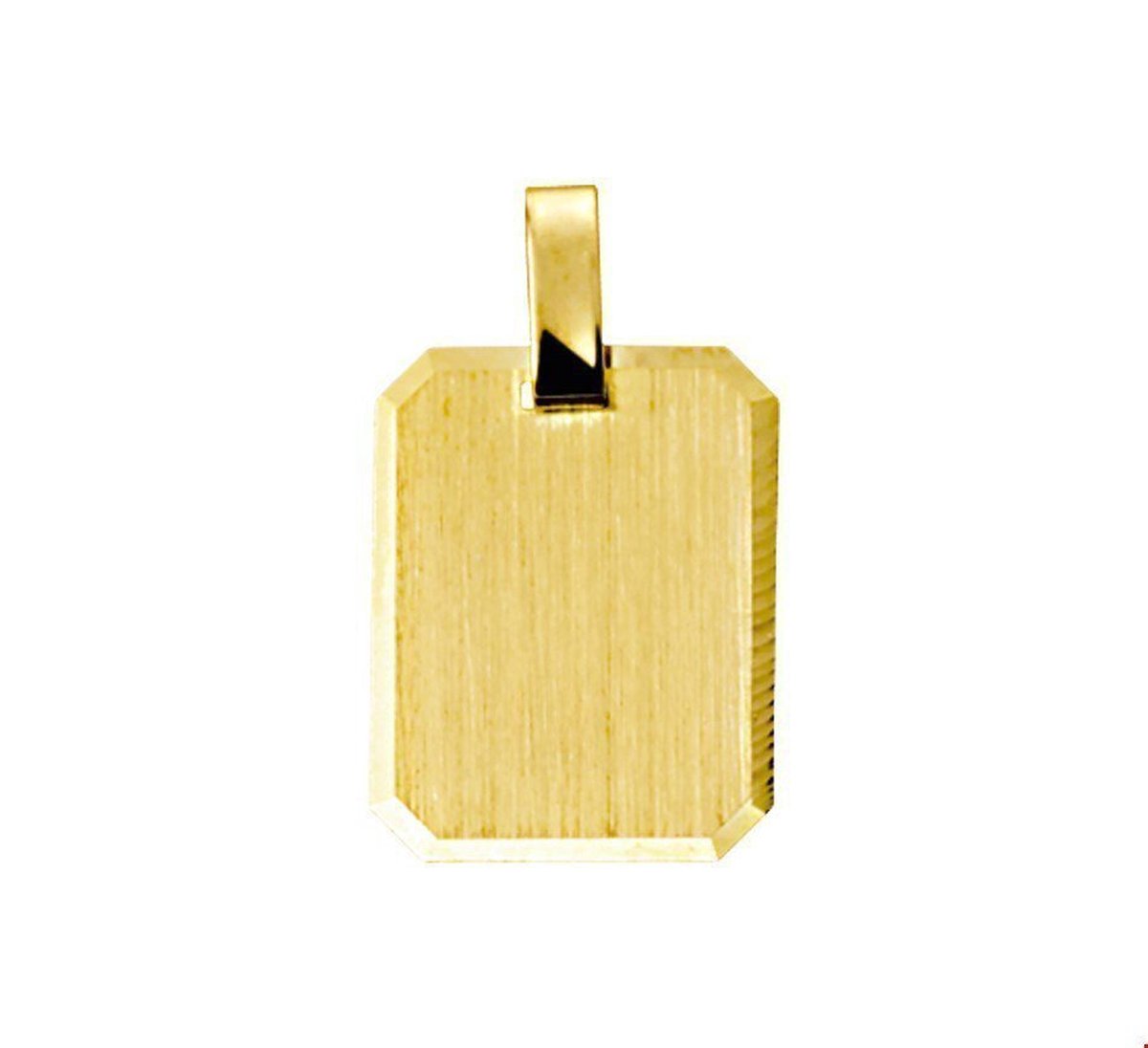 Huiscollectie 4013230 Gouden graveerplaat rechthoek