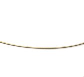 The Jewelry Collection Ketting Omega Rond 1,1 mm - Goud