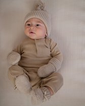 Lodger - Merino wollen wanten baby - Beige - 12-24 maanden - Kriebelt niet