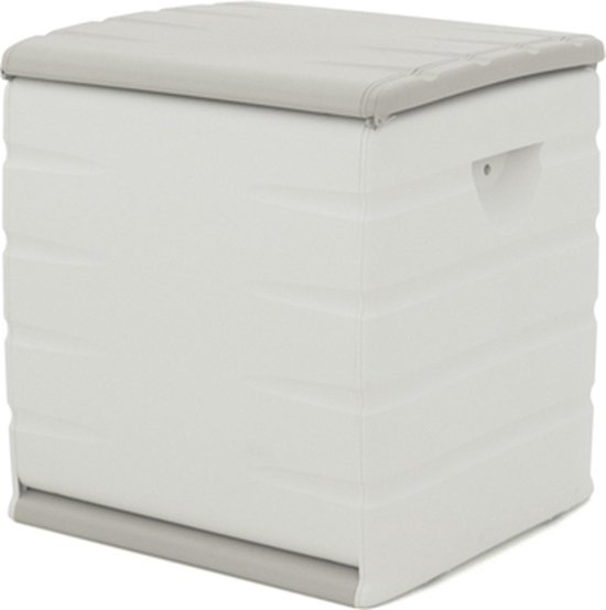 Coffre de rangement TOOMAX Coffre de jardin en résine 160 Litres GRIS TAUPE 77X 44 X 53 cm