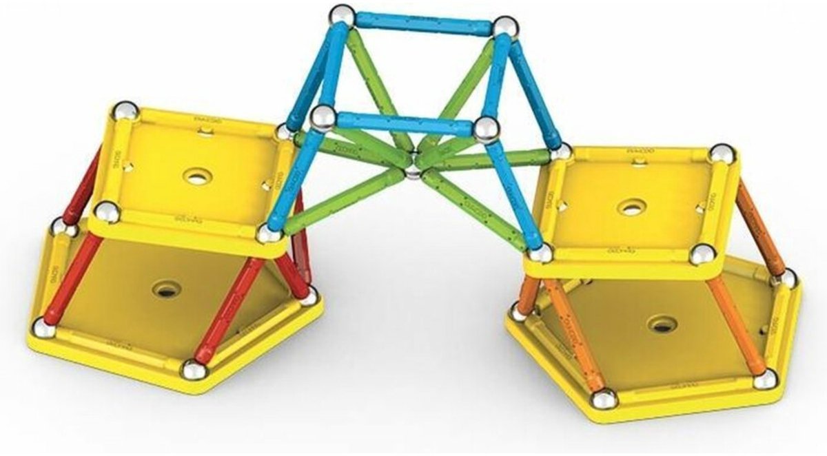 Geomag Super Color Recycled - Magnetisch Constructiespeelgoed met Panelen - 60-delig - Vanaf 3 jaar — afbeelding 8