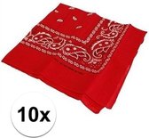 10 rode boeren zakdoeken
