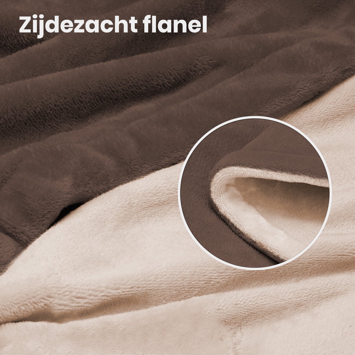 Auronic Elektrische Deken - 200 x 180 cm - 2 Persoons Warmtedeken - 3 Warmtestanden met Timer - Verwarmingsdeken - Bruin – foto 8