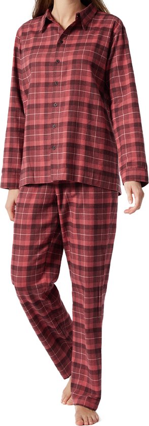 Schiesser Dames pyjama lang Sleep + Lounge Organic Cotton | bol.com