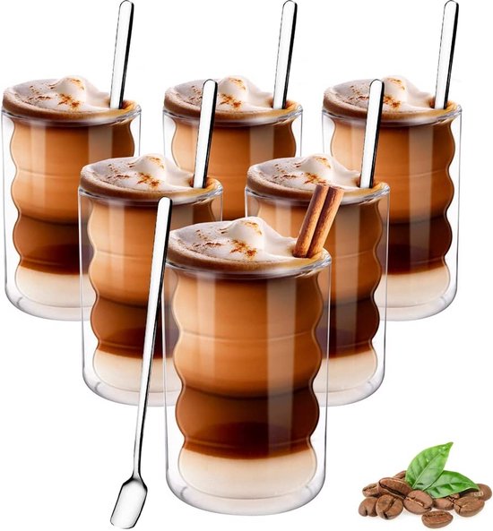 Luigi Bormioli Dubbelwandige Latte Macchiato glazen Thermic Glass 400ml Luigi Bormioli Dubbelwandige Latte Macchiato glazen Thermic Glass 400ml