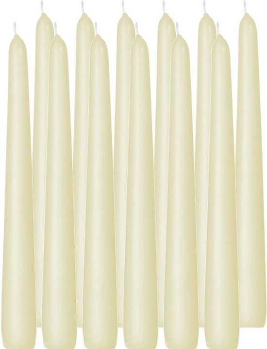 Papstar 17966 Lot de 50 bougies Blanc 2,2 x 25 cm - Maison
