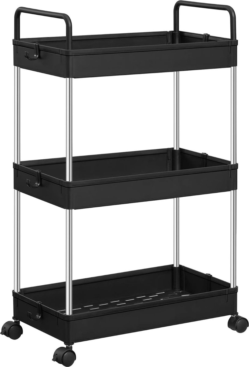 Serveerwagen - Keukentrolley - Op wieltjes – Duurzaam – Kitchen trolley – Serving trolley