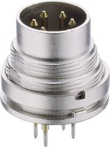Lumberg SGR 50 DIN-connector Stekker, inbouw verticaal Aantal polen: 5 Zilver 1 stuk(s)