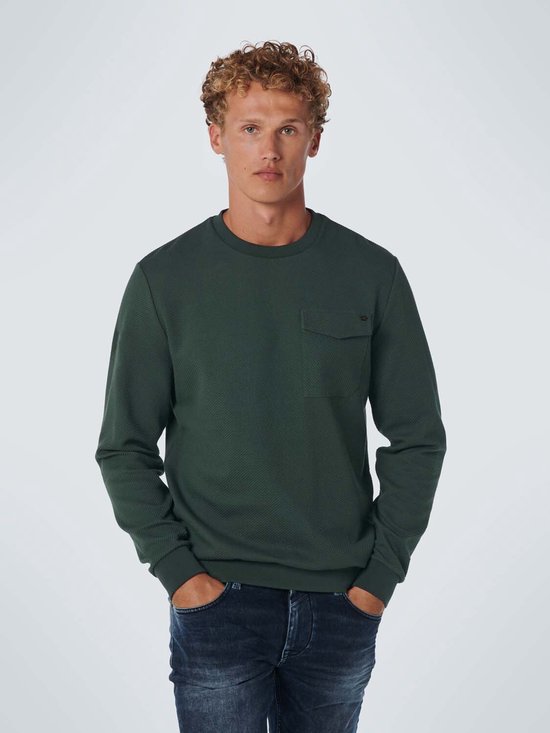 No Excess Mannen Sweater Dark Steel L