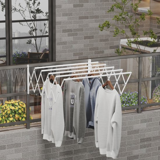 Droogrek Voor Aan De Wand Uittrekbaar En Kledinghaak 80 Cm Van Hangwasdroger In Klein Compact Formaat Wasrek Voor Binnen En Buiten Is Uittrekbaar En Zwart Droogrek Voor Aan De Wand Uittrekbaar En Kledinghaak 80 Cm Van Hangwasdroger In Klein Compact Formaat Wasrek Voor Binnen En Buiten Is Uittrekbaar En Zwart