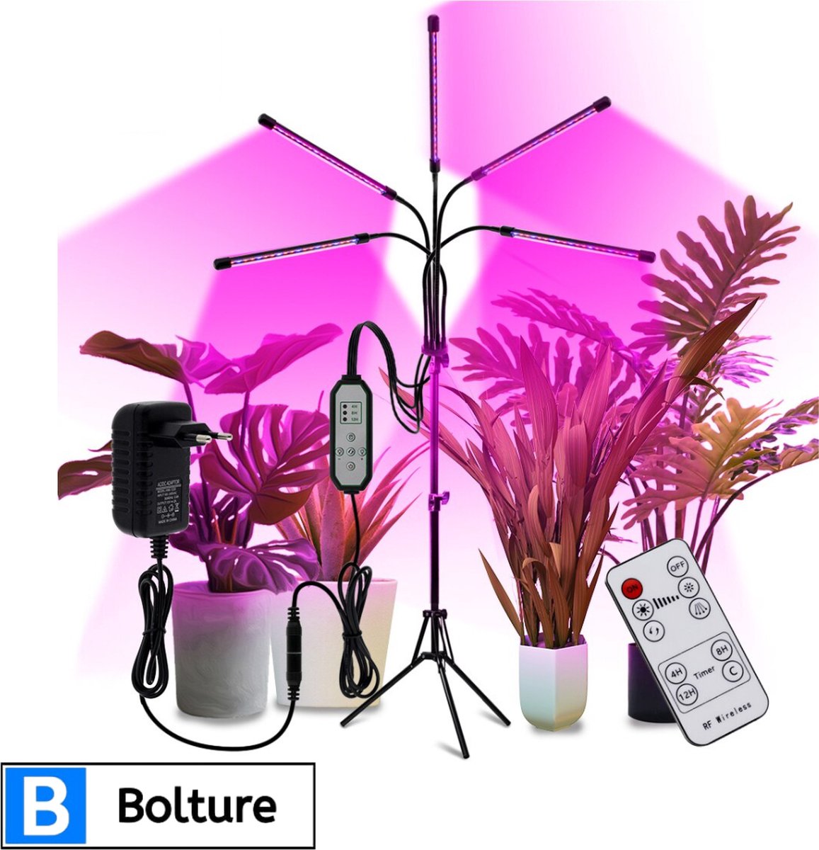 Bolture Groeilamp - Kweeklamp - Groeilamp Planten - Kweeklamp Led Full Spectrum - Grow Light - 36W