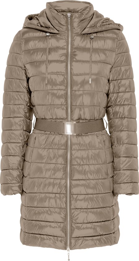 ONLY ONLSCARLETT QUILTED BELTED COAT CC OTW Dames Gequilte jas - Maat XL
