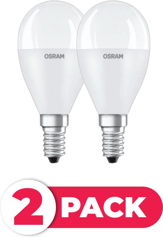 OSRAM LED Value MULTIPACK 2x P45 - 7W E14 Lumière du jour 6500K | Remplace  60W | bol.com