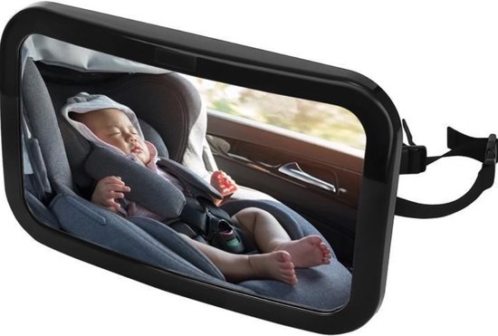 Achterbank Autospiegel - Baby & Kinderen Auto Spiegel – Babyspiegel - Zwart
