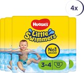 Huggies Little Swimmers - zwemluiers - maat 3/4 - (7 tot 15 kg) - voordeelverpakking - 144 stuks (12x12)