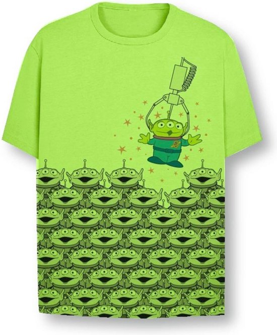 Disney Toy Story - Green Aliens Kinder T-shirt - Kids tm 8 jaar - Groen