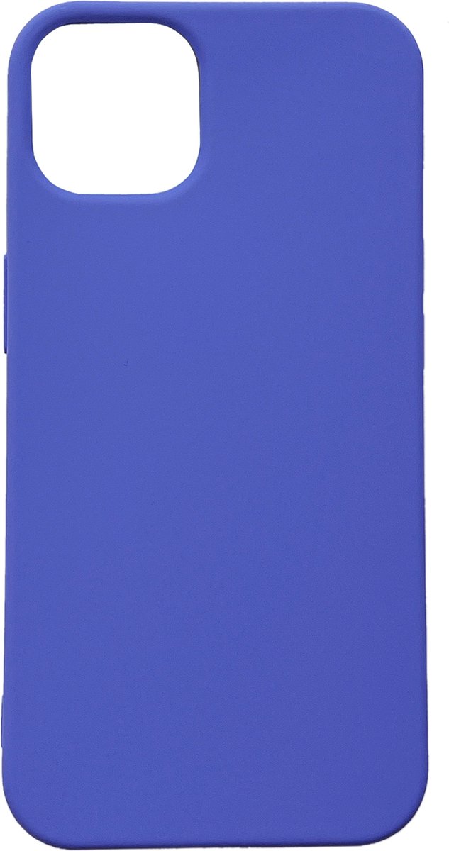 Casemania Hoesje Geschikt voor Apple iPhone 13 - Paars - Extra Stevig Siliconen Back Cover