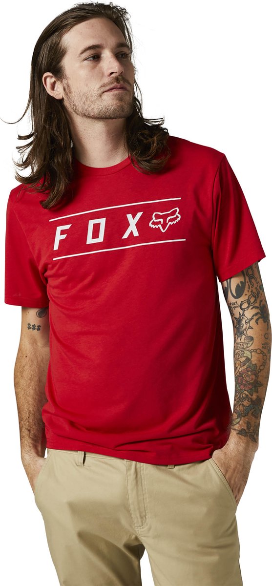 Fox Pinnacle Ss Tech Tee - Flame Red