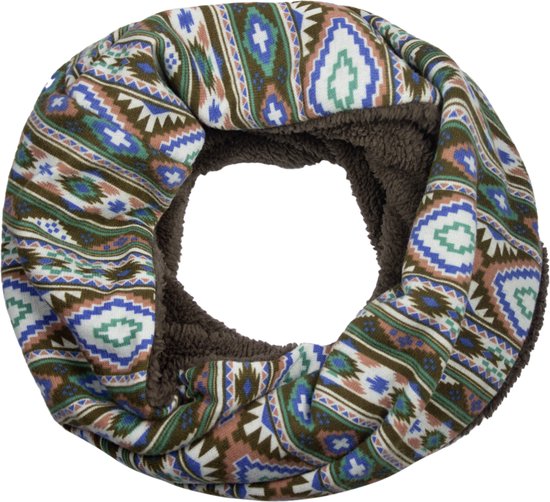 heekpek Colsjaal voor dames, colsjaal, halswarmer, fleece, halswarmer, binnenvoering, halsdoek, multifunctionele doek, gebreide sjaal, fijn gebreid, winter, voor dames en heren, zwart, One size