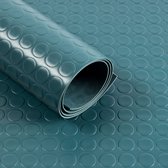 karatcommercial Rubber loper - Rubbermat - Big Button - 2 mm - Turquoise - 120 x 300 cm