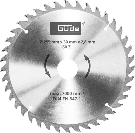 GÜDE Brzeszczot do drewna HM 150x10 mm - 24 zęby