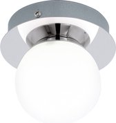 EGLO Mosiano - Plafondlamp - 1 Lichts - LED - Ø110mm. - Chroom - Wit