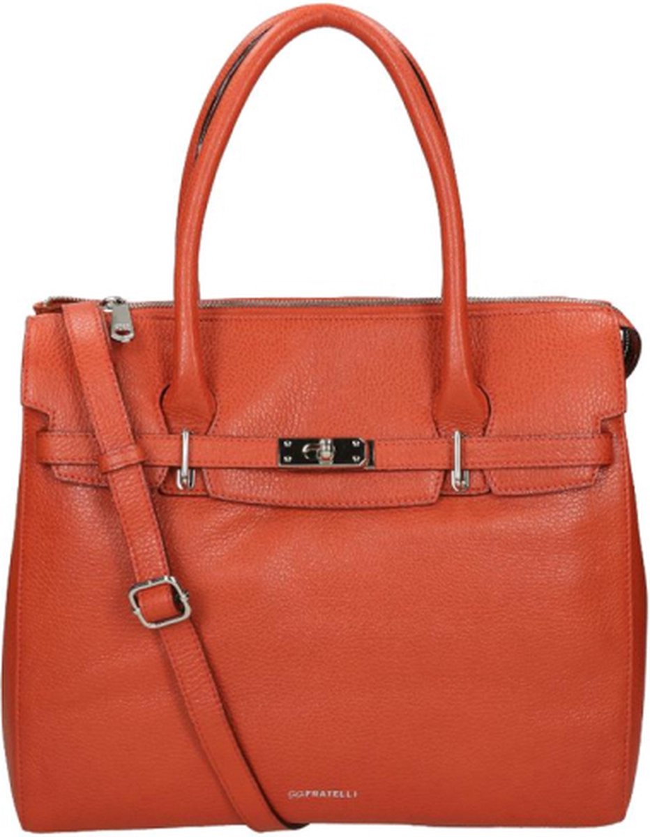 Gigi Fratelli Romance Medium Schoudertas Dames - Leer - Donker Groenange