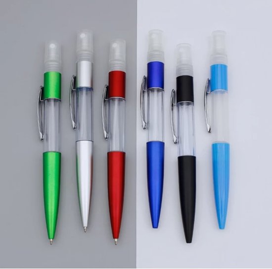 paperback Gelukkig is dat Geef rechten Pen-hervulbaar-Hervulbare pen-pen met reuk-reuk-parfum-blauw-rood-groen-bic  | bol.com