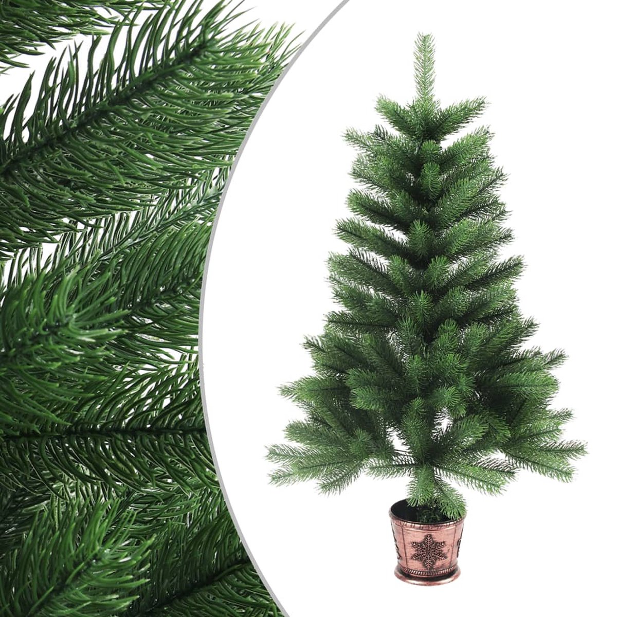 Prolenta Premium - Kunstkerstboom met levensechte naalden 90 cm groen