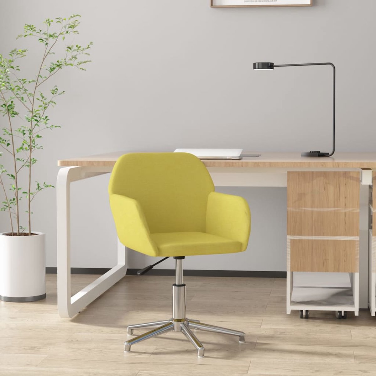 Prolenta Premium - Kantoorstoel draaibaar stof lichtgroen