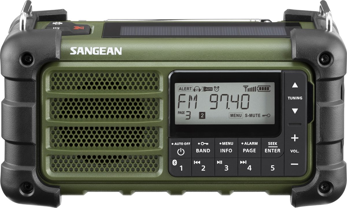 Sangean MMR-99 Forest Green FM/AM noodradio
