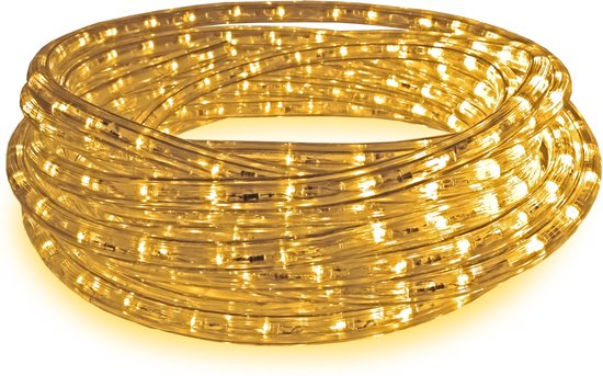 Slangverlichting buiten LED 20 meter warm wit kopen? | Kerstverlichting