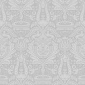 Laura Ashley Vliesbehang | Heraldic Damask Slate Grey - 10mx52cm