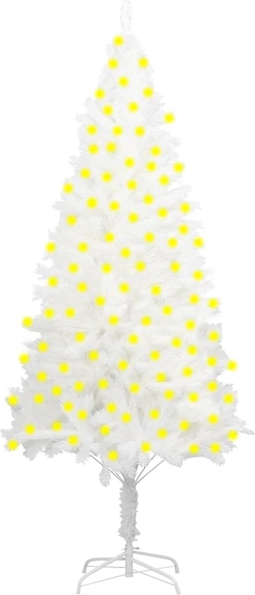 Prolenta Premium - Kunstkerstboom met LED's 240 cm wit