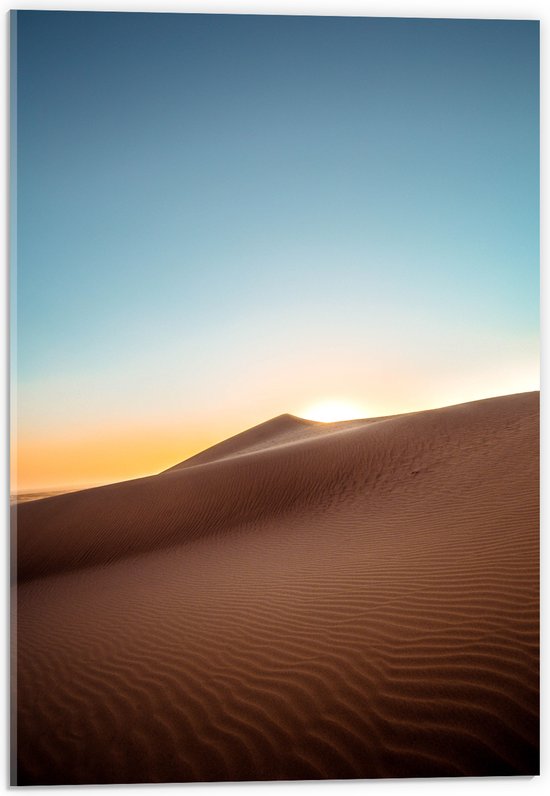 WallClassics - Acrylglas - Hoge Duinen in de Woestijn - 40x60 cm Foto op Acrylglas (Met Ophangsysteem)